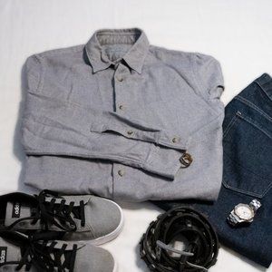 Cadet Gray Flannel Sportshirt